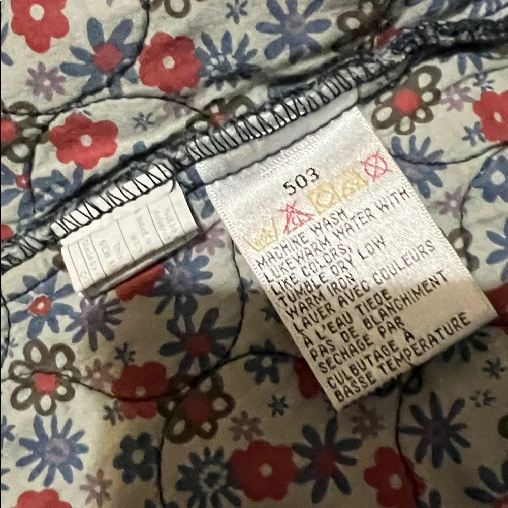 Cotton Ginny Dark Denim Quilted Shirt - Picture 11 of 12